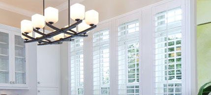 Living room window treatments