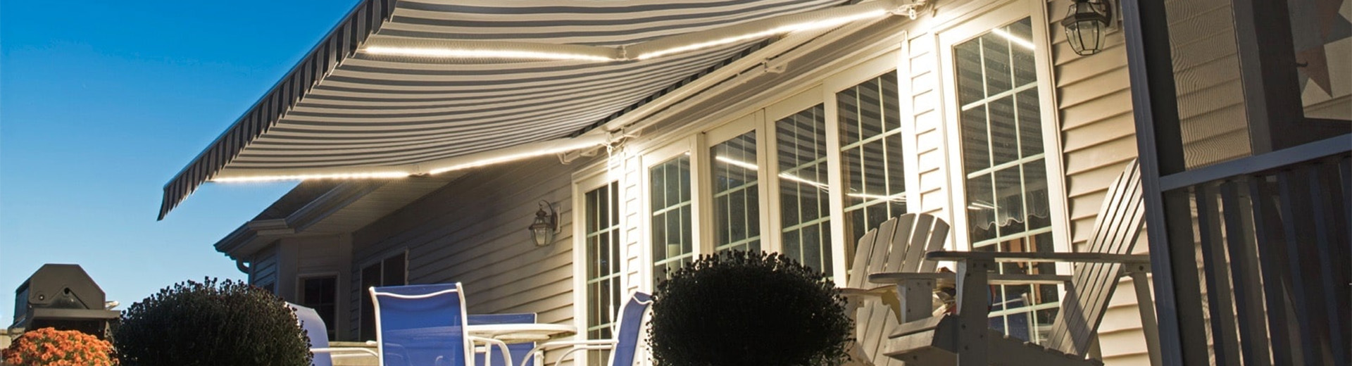 motorized retractable awning