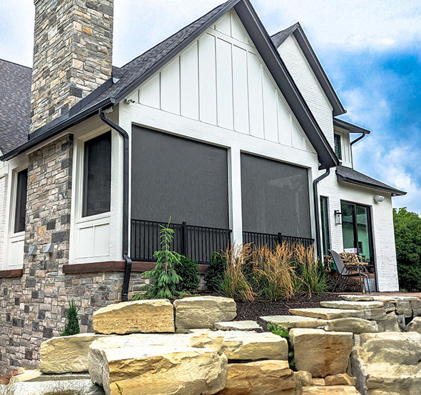 motorized retractable screens