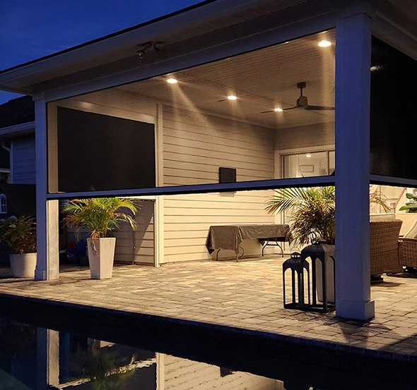 outdoor screen